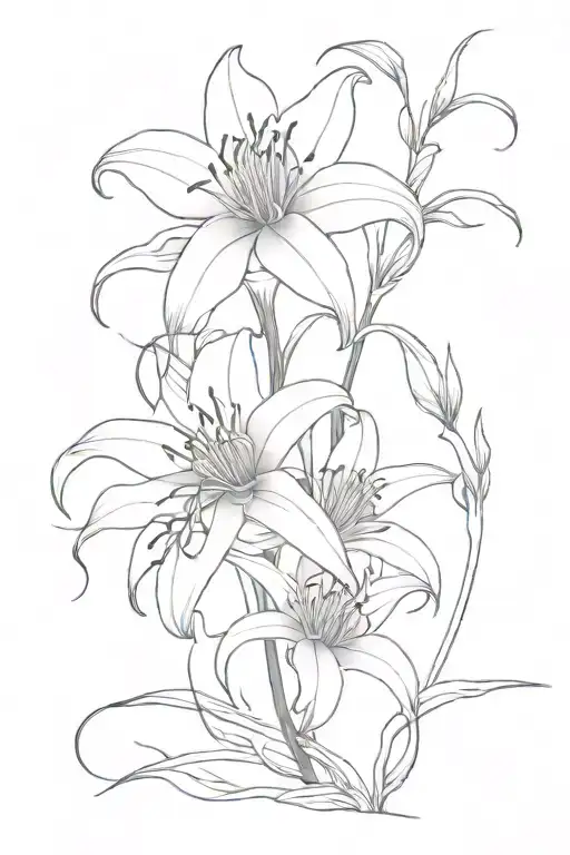 Spider Lily Flower And Dragon Wrapped