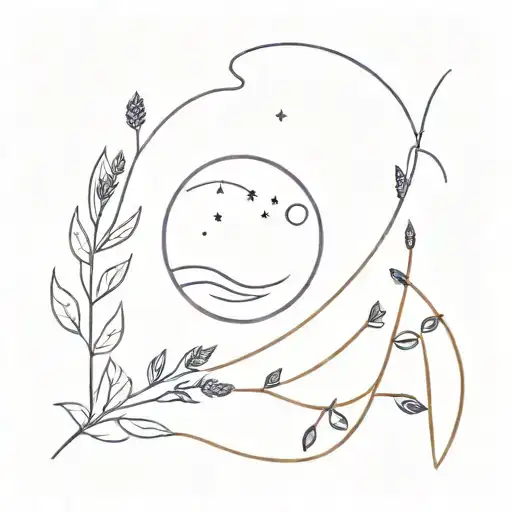 Clear Moon And Lavender