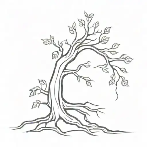 Tree With Baseball Roots