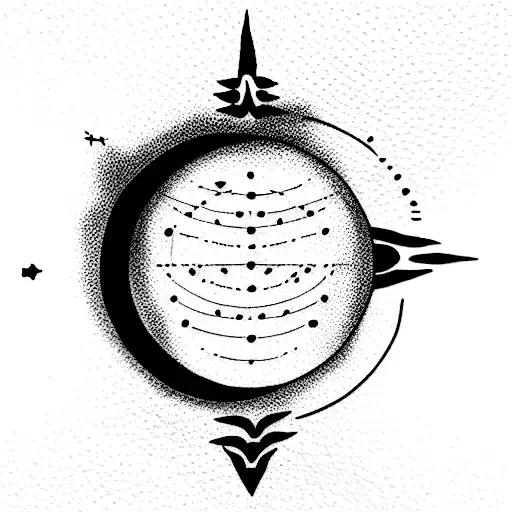 Moon Or Astrological Fine Line