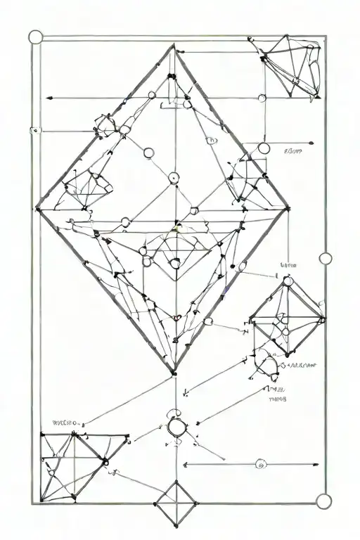 A Simple Flow Chart That When You Join The Lines Of The Flow Chart It Makes A Diamond