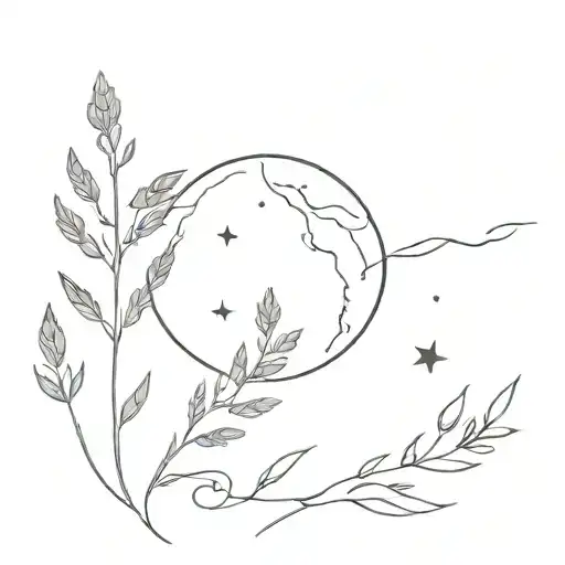 Moon And Lavender
