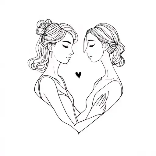 Love Girl And Mother