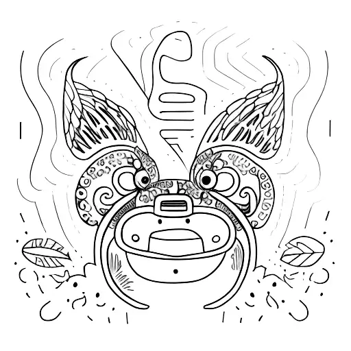 The Word Chica In Cursive