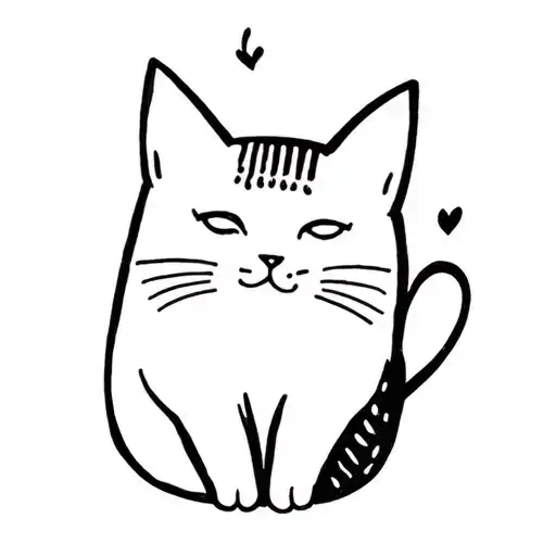 Cappuccino Coffee Cat