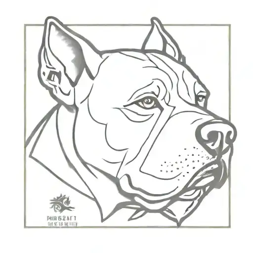 Design A Tattoo Of A Paw Of Pitbull Named Kratos