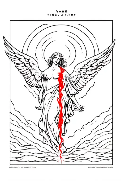 Angel Coming Down From Heaven Vs Hell