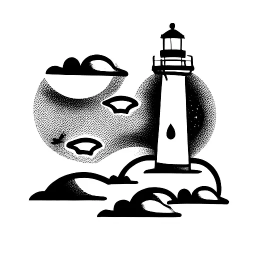 Lighthouse With Coordinates