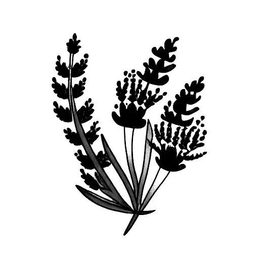 Lavender With A Cardinal