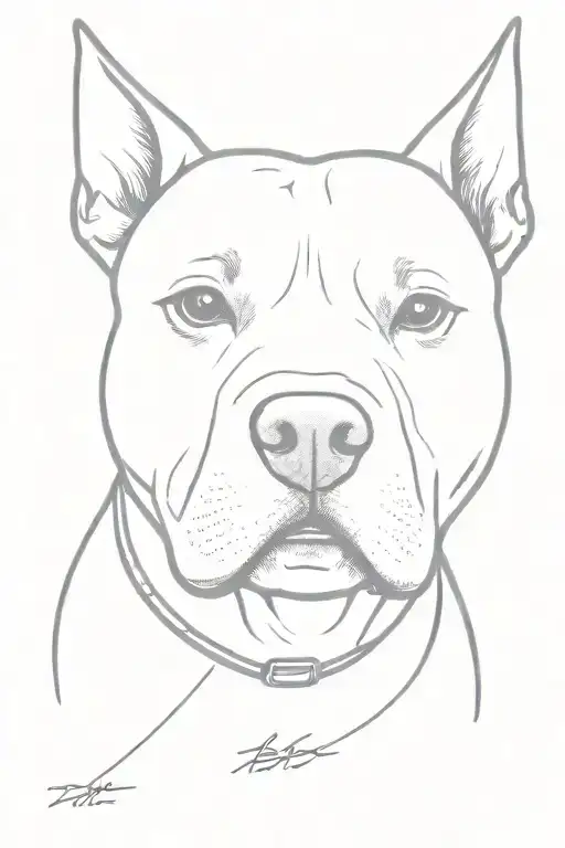 A Pitbull With The Words To Kill Or Be Killed Underneath As A Memorial