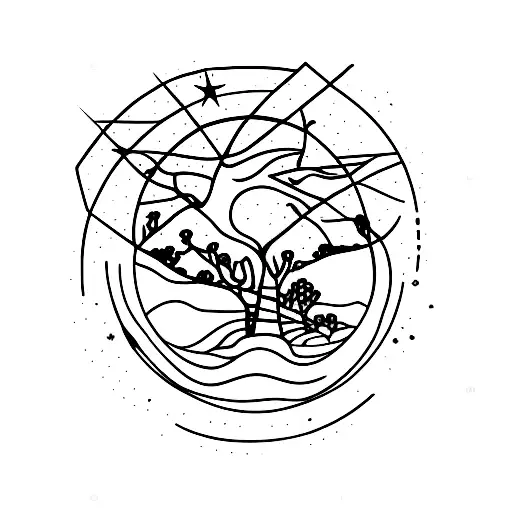 Joshua Tree With 3 Stars