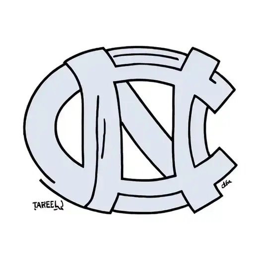 Unc Tarheels Heel Symbol