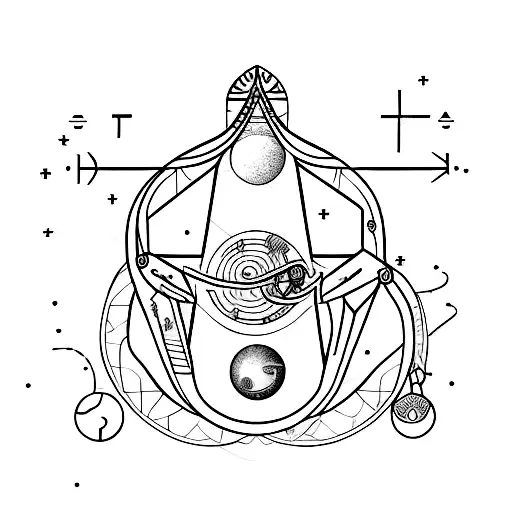 Libra Constellation With Background Of Balancing Scales