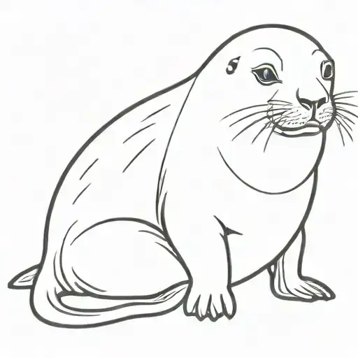 Cute Sea Lion Body