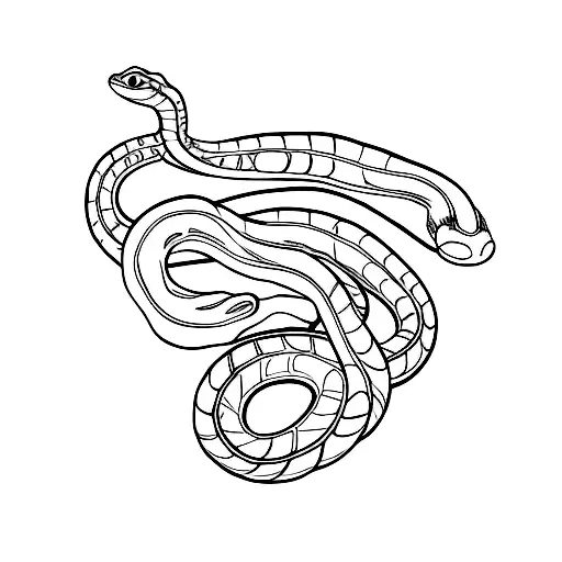 A Law Book With A Snake Slithering Out Of It