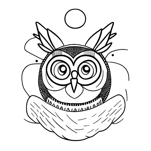 Panda Bear Hugging An Owl