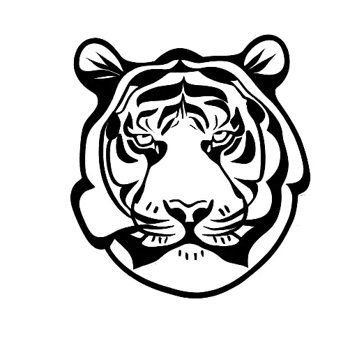 Tiger With Bag On Is Back