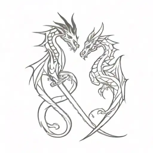 Dragon And Kitana Sword