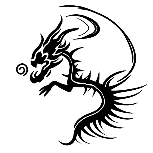 Whispy Dragon Head