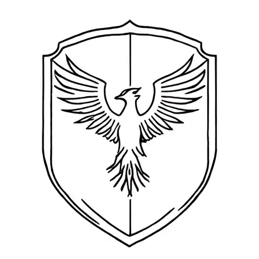 Shield With A Phoenix