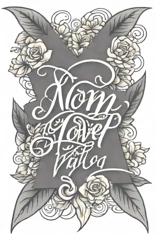 Mom Love Tribute With Name Incorporated