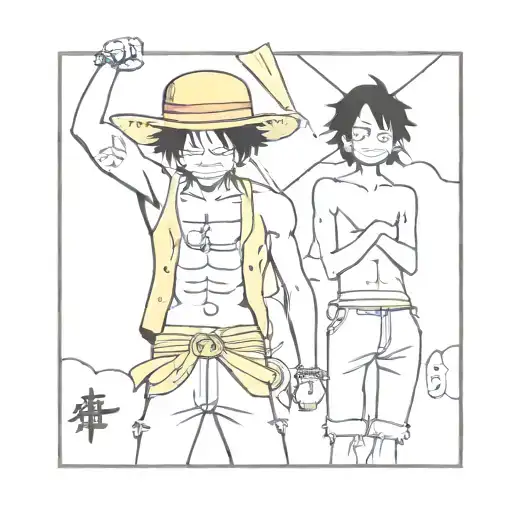 One Piece Brother Luffy Anda Ace