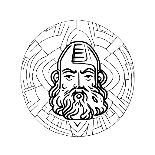 Greek God Atlas Holding A Disco Ball