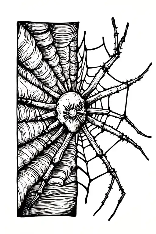 Femur Bone Spider Webs