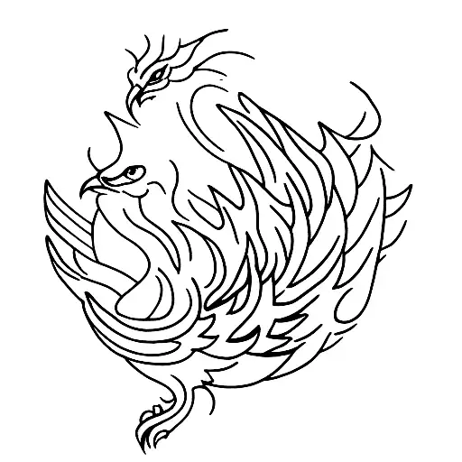 A Phoenix And A Lotus