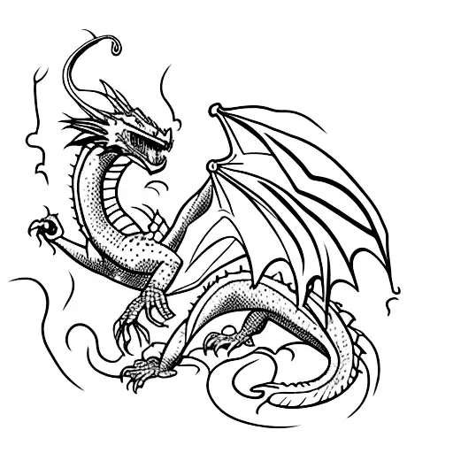 Caraxes Dragon From House Of Dragon