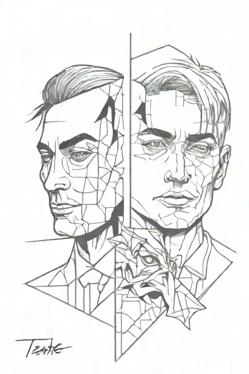 Two Face Teatre Grunge And Dark