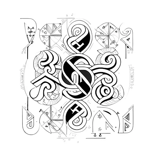 N And D Letter With Love And Infinity