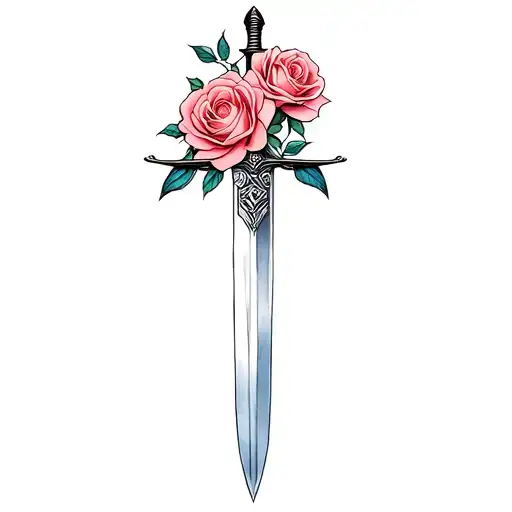 Sword Made Of Roses