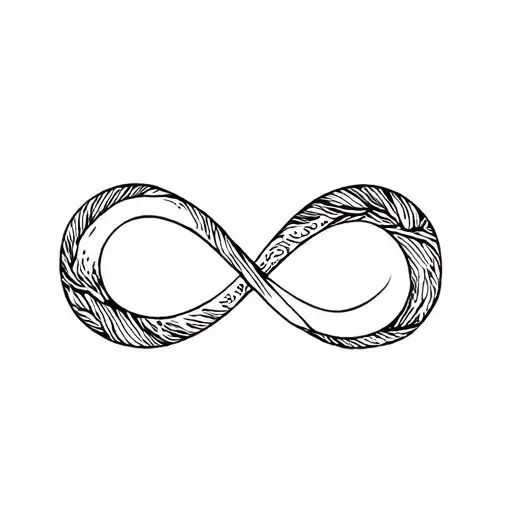 K G Infinity Symbol Nature Inspired