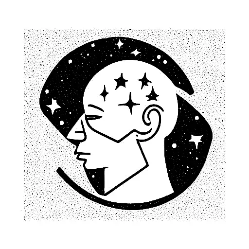 Problems With The Head Of The Astronaut With Money Around The Stars