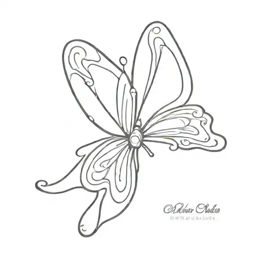 Breast Cancer Butterfly