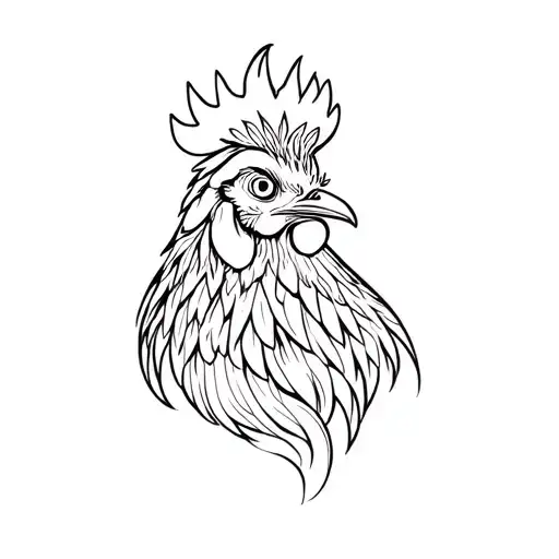A Rooster Head