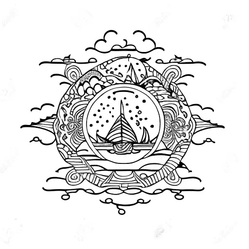 Ocean And Nature With An Eastern Or Balinese Feel