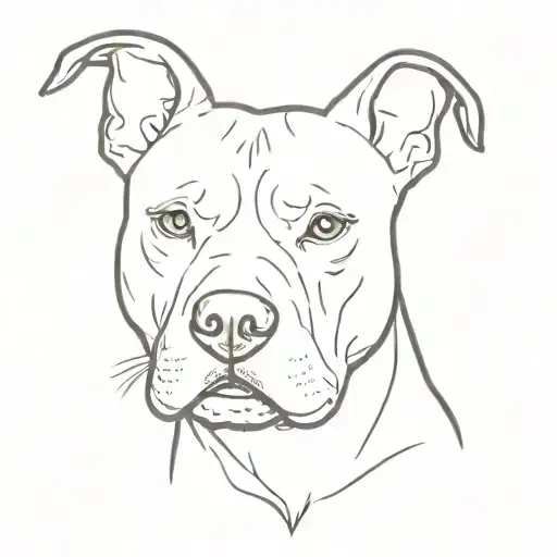 Pitbull With Blue Eyes