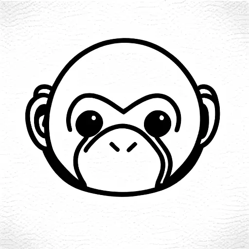 A Cold Cute Monkey In The Arctic