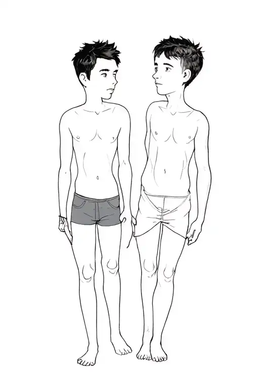 Dad And Little Son For Forearm