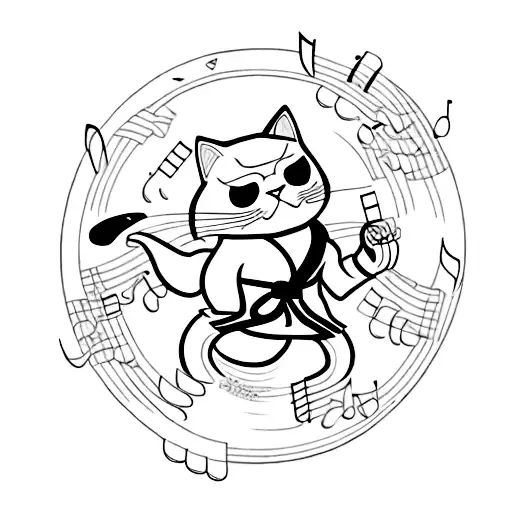 Black Cat Guitar Taylor Swift Taekwondo