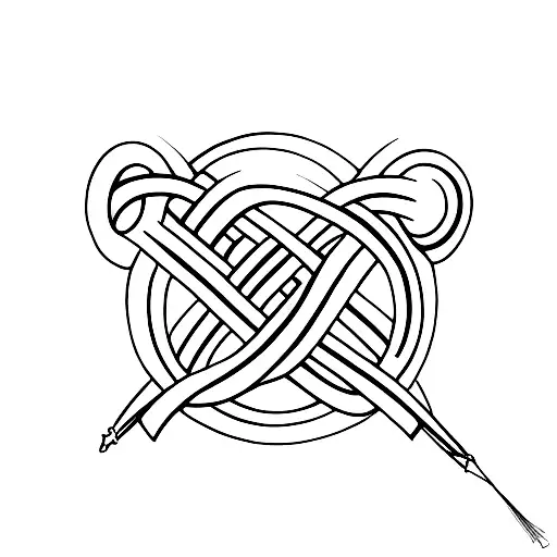 Manly Infinity Symbol With Cross