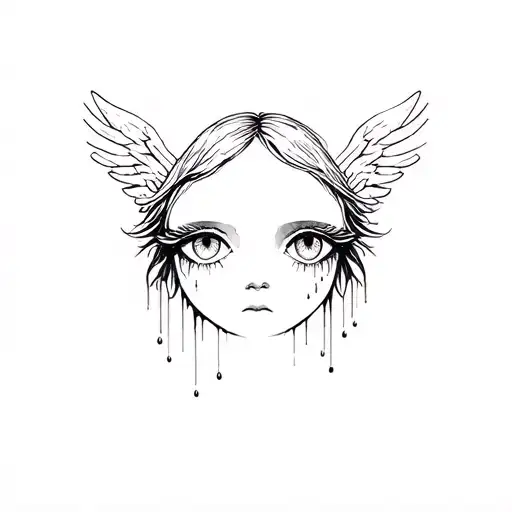 Angel Crazy Rainy Eyes