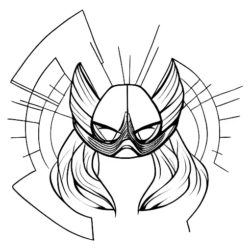 Female Superhero Mask