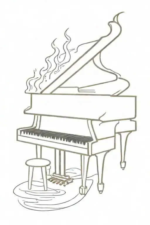Piano On Fire