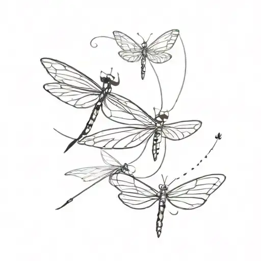 Dragonfly And Butterfly Merged Together