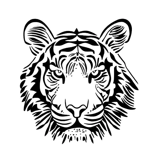 Indian Tiger Face