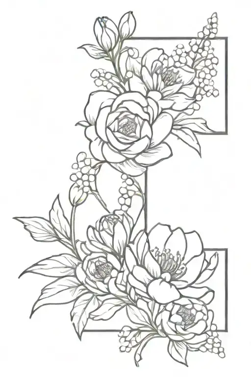 Chrysanthemums And Lily Of The Valley And Daisy Flowers Dainty Bouquet