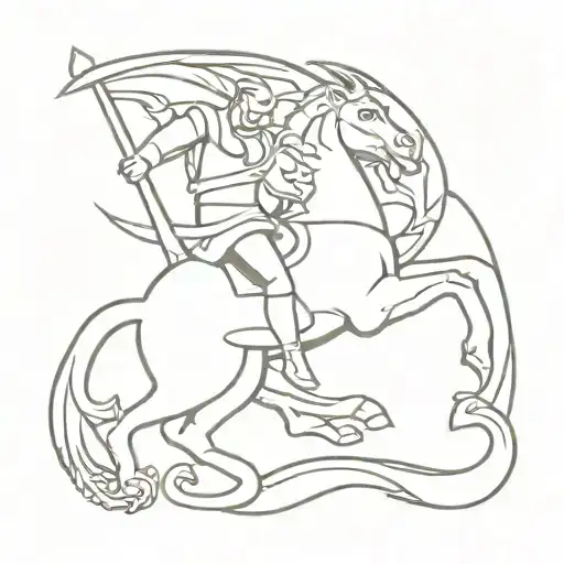 St George And Dragon